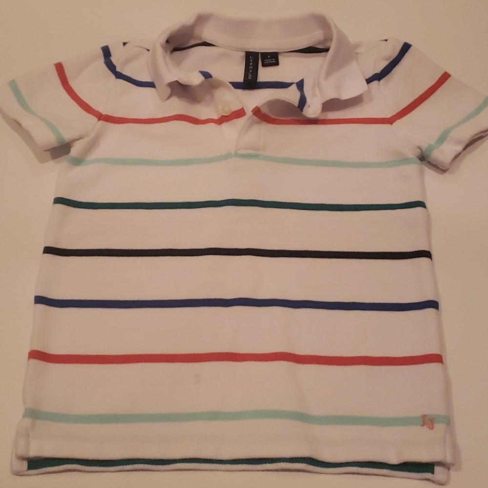 JANIE AND JACK Striped Polo Shirt Size 4T